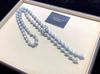 046 Elegant Freshwater Pearl Necklace with Camellia Clasp