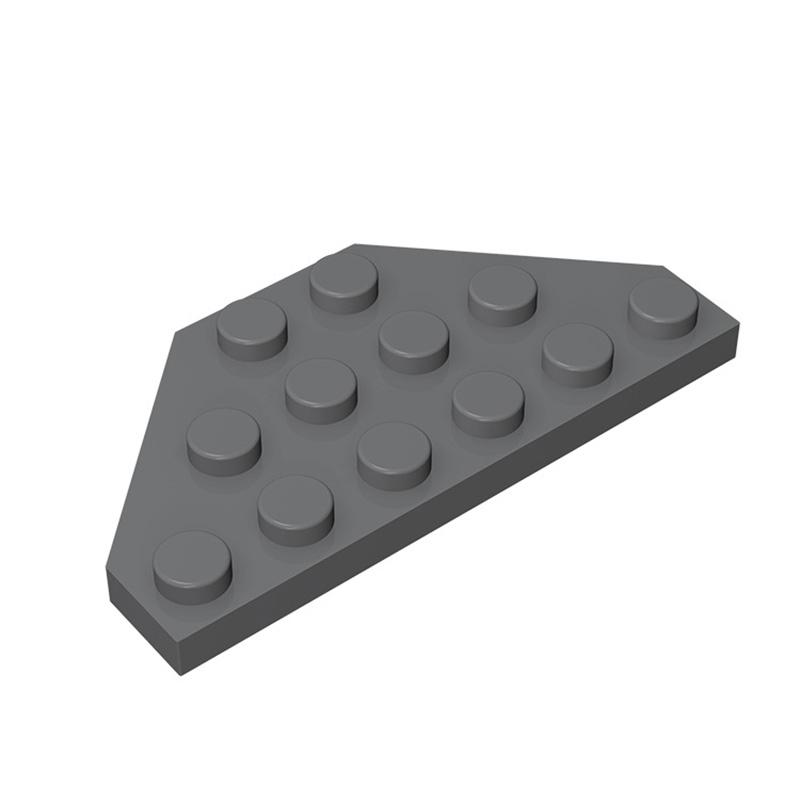 

MY OWN CREATION 10PCS 2419 3x6 Wedge Plate Building Blocks 3x6 Cut Corners 43127 Blocks Particle Puzzle Assemble Playthings Children Birthday Present