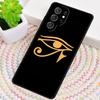 Egyptian Hieroglyphics Symbols Phone Case for Samsung Galaxy Note 10 Pro S26 Ultra S23 S24 FE S25 S21 S22 PLUS Shockproof Cove
