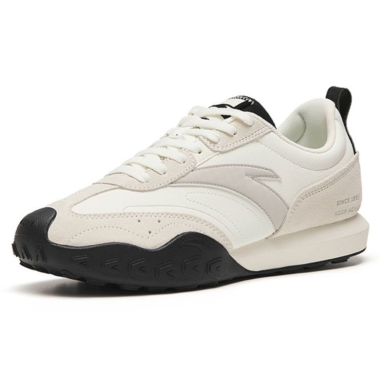 Anta Low Top Lifestyle Casual Shoes Men sneakers White Black 112238857S-3