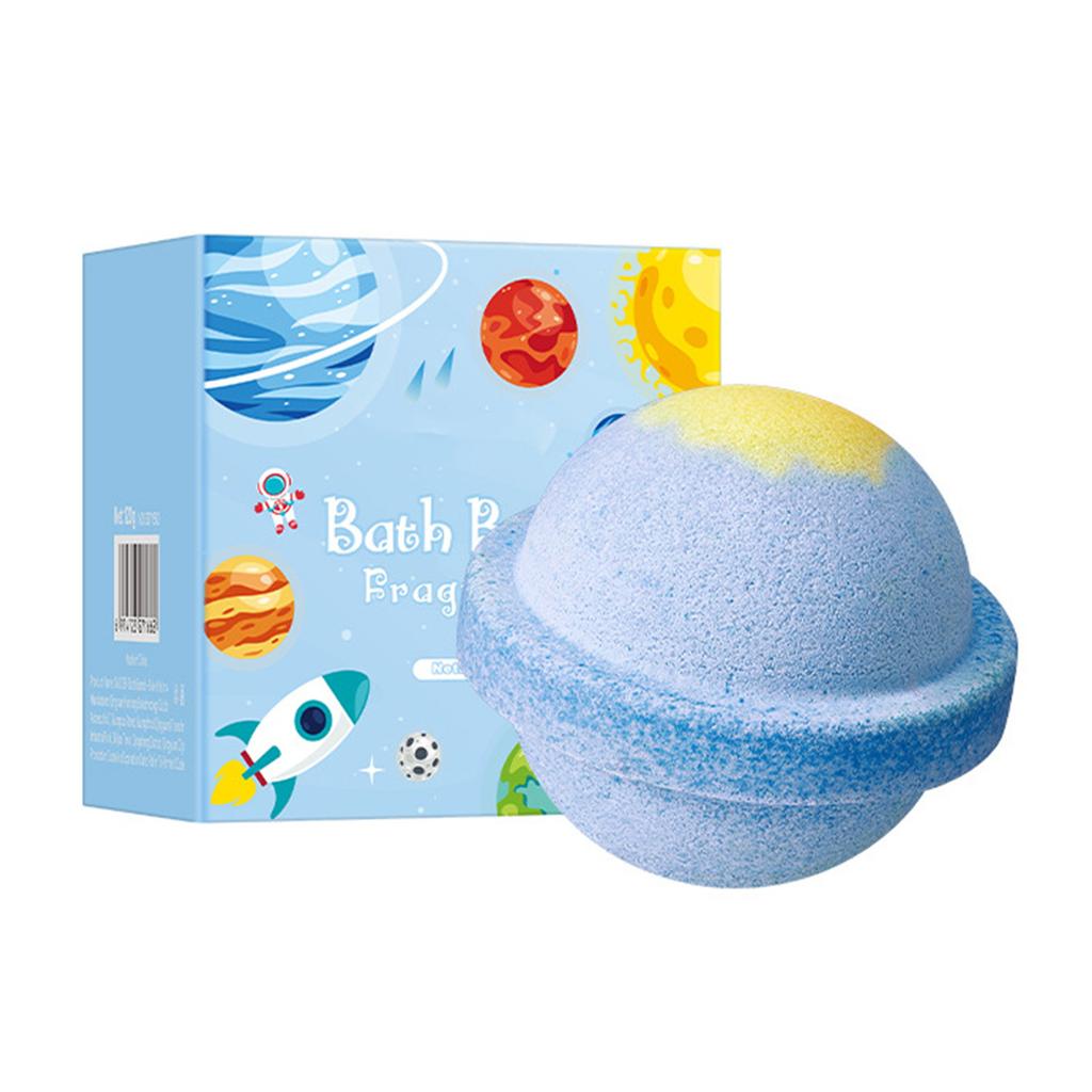 Natural Moisturizing Galaxy Planet Bath Bombs Organic Bubble Bath Fizzies for Holiday Gifts