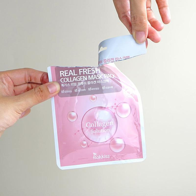 Rokkiss Masque Collagène Frais Réel 23g