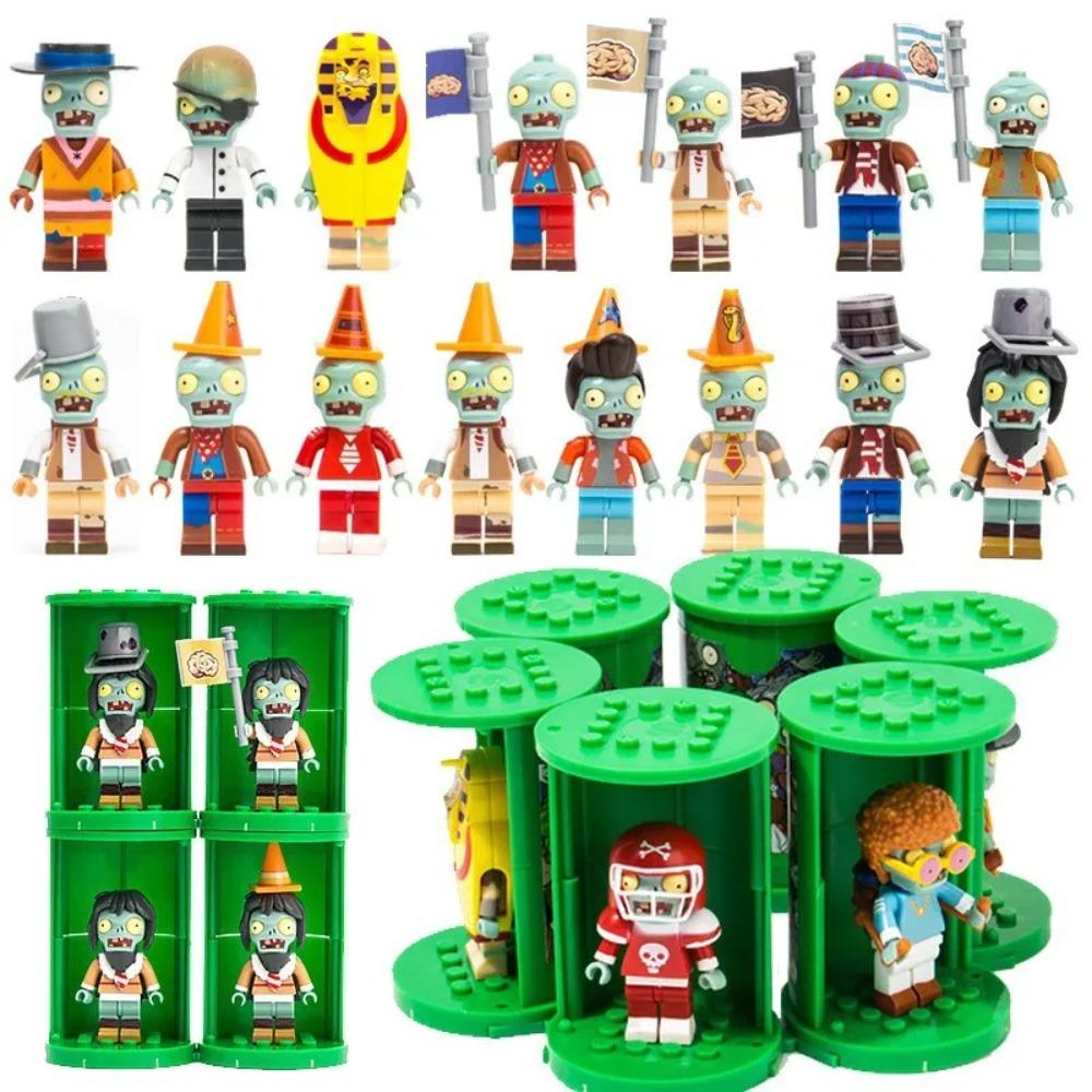 Plants VS Zombies Building Block Toys PVZ Dolls Assembly Figure Model Anime Action Figures Toy Bricks Children's Birthday Gifts
