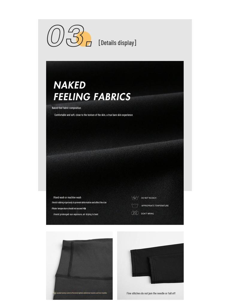 Peach Butt Seamless High Waist Yoga Leggings with Mesh Pockets