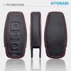 Leather Car Key Cover Smart Remote Control Fobs Shell Protector Case Auto Accessory For Mitsubishi Outlander Ek Series