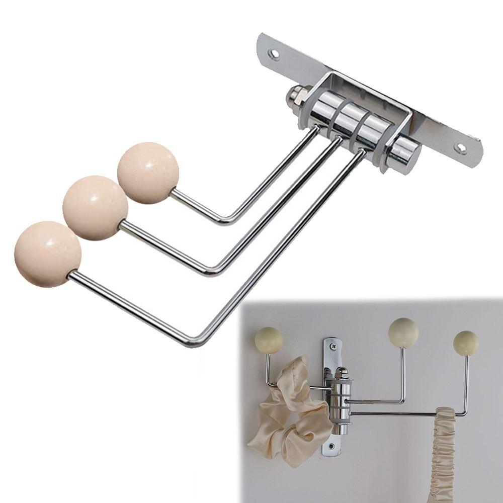 3 háčky Otočný háček Kovový závěsný stojan Vintage háček na dveře Boutique