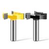 Three-blade T-type slotting knife T-type mortise and tenon knife engraving machine trimming machine head woodworking milling cutter alloy notch cutter