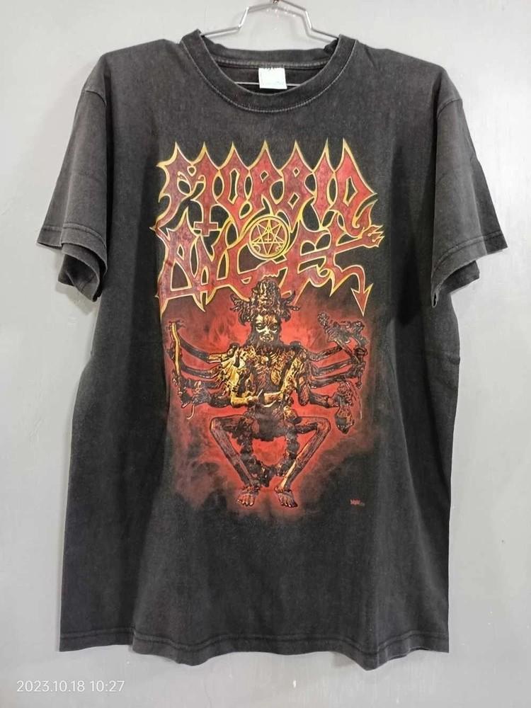 

Morbid Angel European tour 2008 Shirt Dark Heather reprint Shirt S5XL Unisex T-Shirt XXL