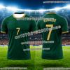 Fashion Ronaldo Unisex Jersey Collectible Soccer Fan T Shirt Lightweight Breathable Football Sportswear For Men Women Streetwear