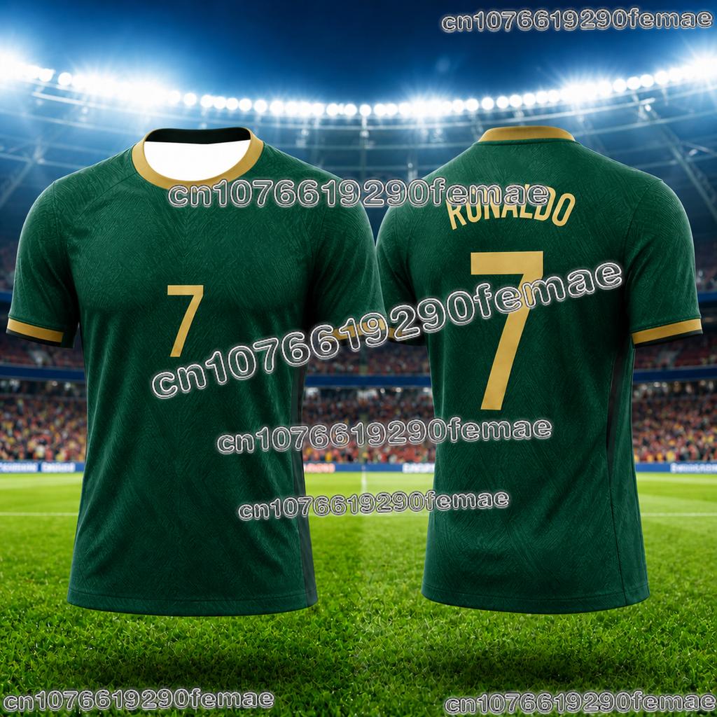 Fashion Ronaldo Unisex Jersey Collectible Soccer Fan T Shirt Lightweight Breathable Football Sportswear For Men Women Streetwear