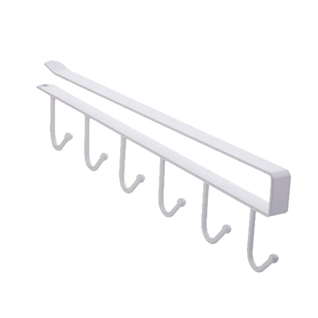 Mug Cups Wine Glasses Storage Hooks Kitchen Utensil Ties Belts Scarf Hanging Hook Rack Holder Under Cabinet Closet