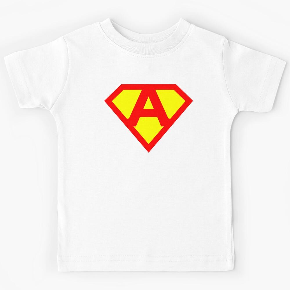 Letter A | Vol.4 | a-z Super Letter Kids T-Shirt 150