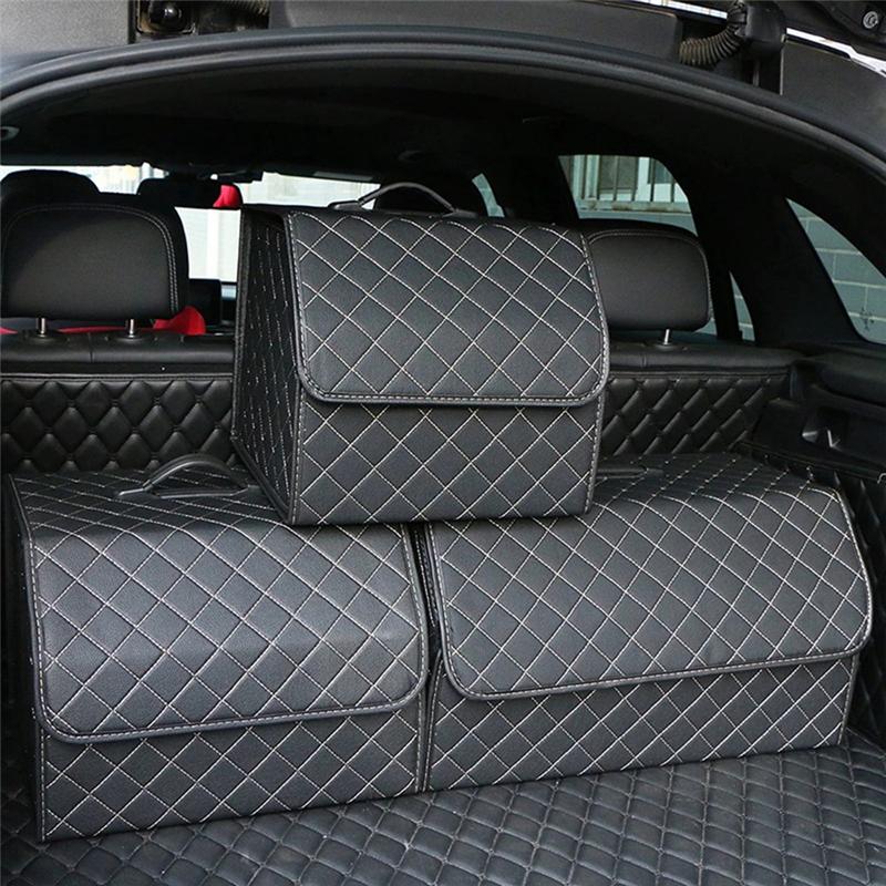 Good-Car Multi-Tool Large-Capacity Storage Bag Leather Organizer Storage And Finishing Leather Storage Box