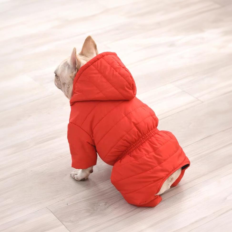 French Bulldog Cotton Jacket: Autumn/Winter Warmth, Four-Legged Style for Pugs and Bulldogs.