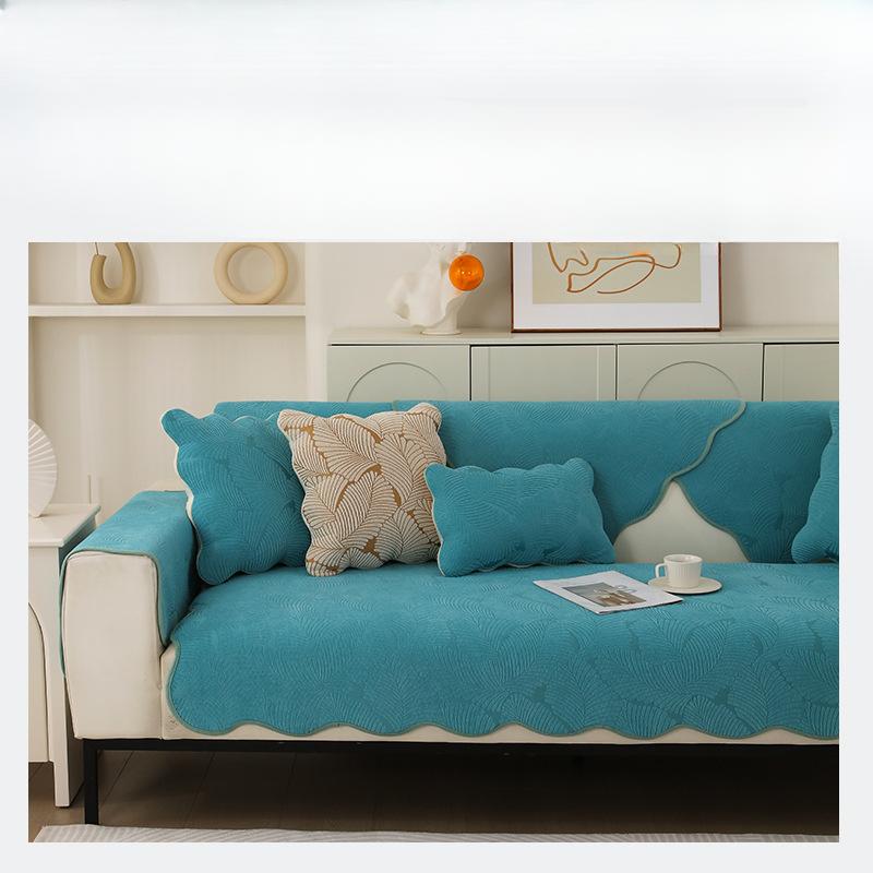 Chenille Sofa Cushion Four Seasons Universal Non-Slip High-End Cushion Simple Modern Sofa Cover Full Covered