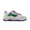Li Ning Future Flow Versatile Retro Skate Shoes Women Sneakers White Purple Green AGCU016-4