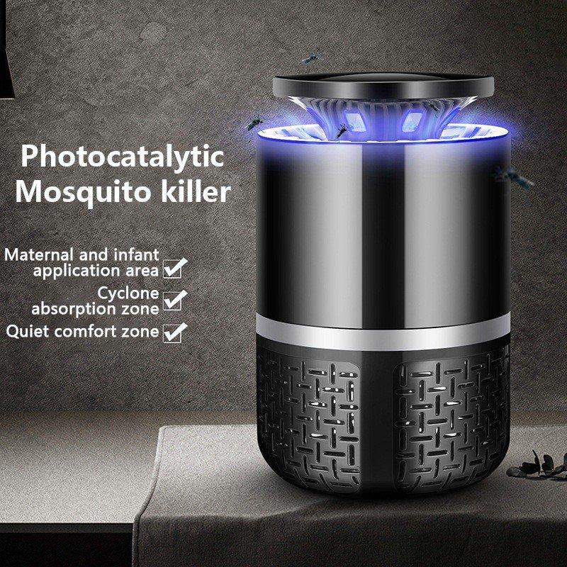 Electric Indoor Mosquito Trap Mosquito Killer Lamp With USB Power Supply And Adapter