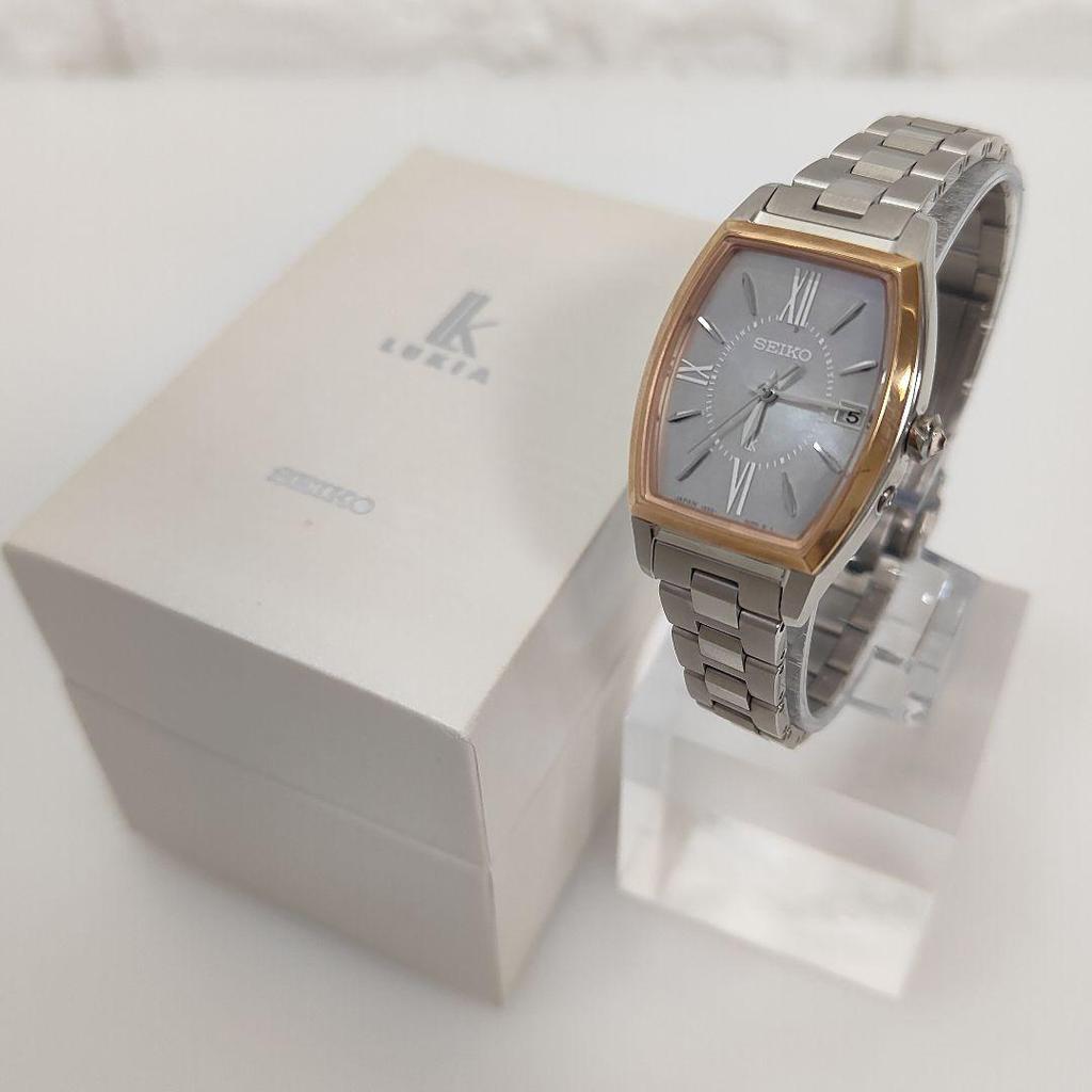 [USED] Seiko Lukia Grow White Mother-of-Pearl Calla Lily Titanium