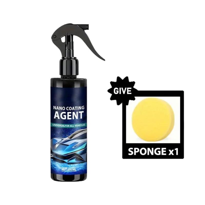 

200ml Automotive Crystal Hydrophobic Coating Sprayed with Nighttime Shine for All Weather Protection Quick Application 1