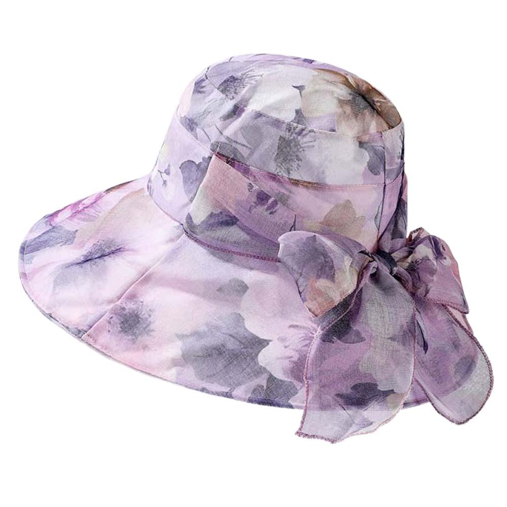 Windproof Rope Thin Bow Sunshade Cap Foldable Sunscreen Basin Hat Women Fisherman Hat Female