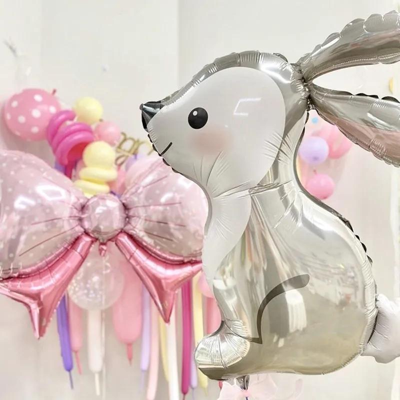 Happy Birthday Cake Balloons Large 3-Layer Color Candle Cake Balloons Bear Cake Ballon for Kid Birthday Party Baby Shower Decors