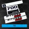 3D Color Block 800 900 700 Nameplate Badge Emblem Car Trunk Sticker for Mercedes Benz Brabus AMG W463 W464 G500 G63 Accessories