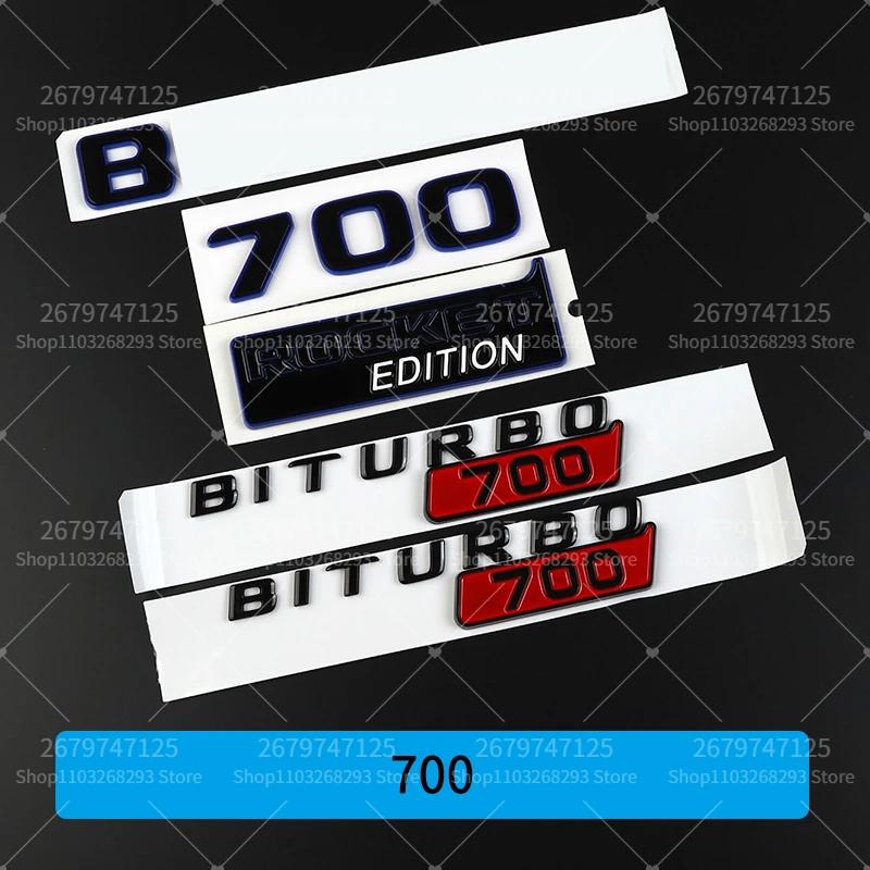 3D Color Block 800 900 700 Nameplate Badge Emblem Car Trunk Sticker for Mercedes Benz Brabus AMG W463 W464 G500 G63 Accessories