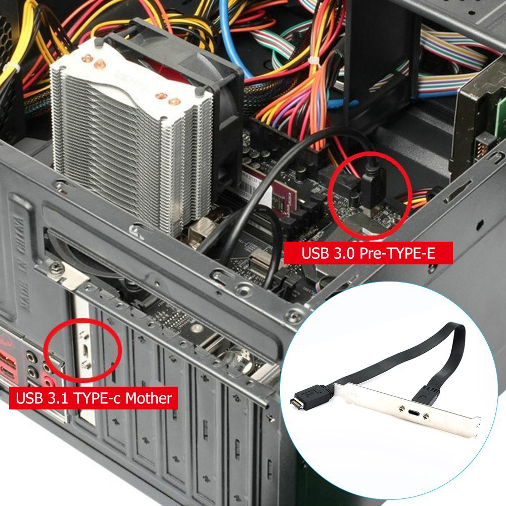 USB 3.1 Type C Front Panel Header Type E Motherboard Expansion Cable Connector  100w Power Supply and Other Functions