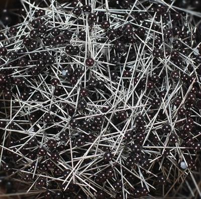 

500pcs push pin, pearl bead pin, clothing positioning pin, fixing pin, Cutting bed large, color small,