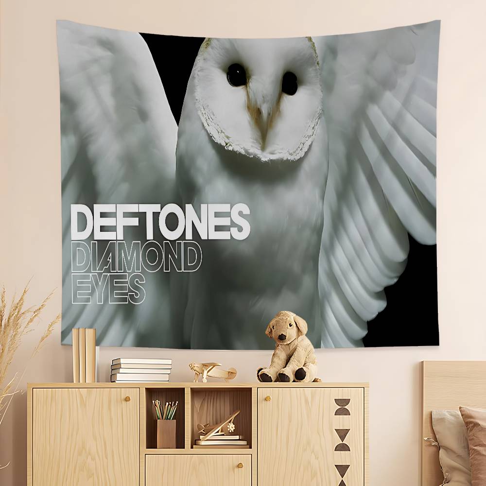 Band DDeftones Music DIY Wall Tapestry For Living Room Home Dorm Decor Wall Art Decor