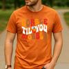 Funny Thanksgiving Family Tee Gobble Til You Wobble Retro Colorful Turkey Face Letter Graphic Unisex Cotton Casual TShirt