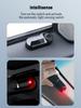 2-in-1 Car Fake Security Light Solar Powered Wireless LED Warning Light Simulated Alarm Car Interior Solar Powered Lamp