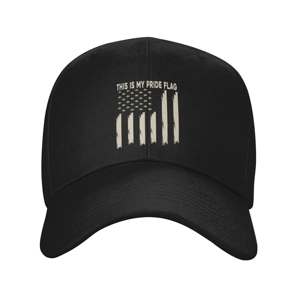 Unisex This Is My Pride Flag USA America Th of July Merch Baseball Cap Snapback Hat Retro Formal Headwear Adjustable