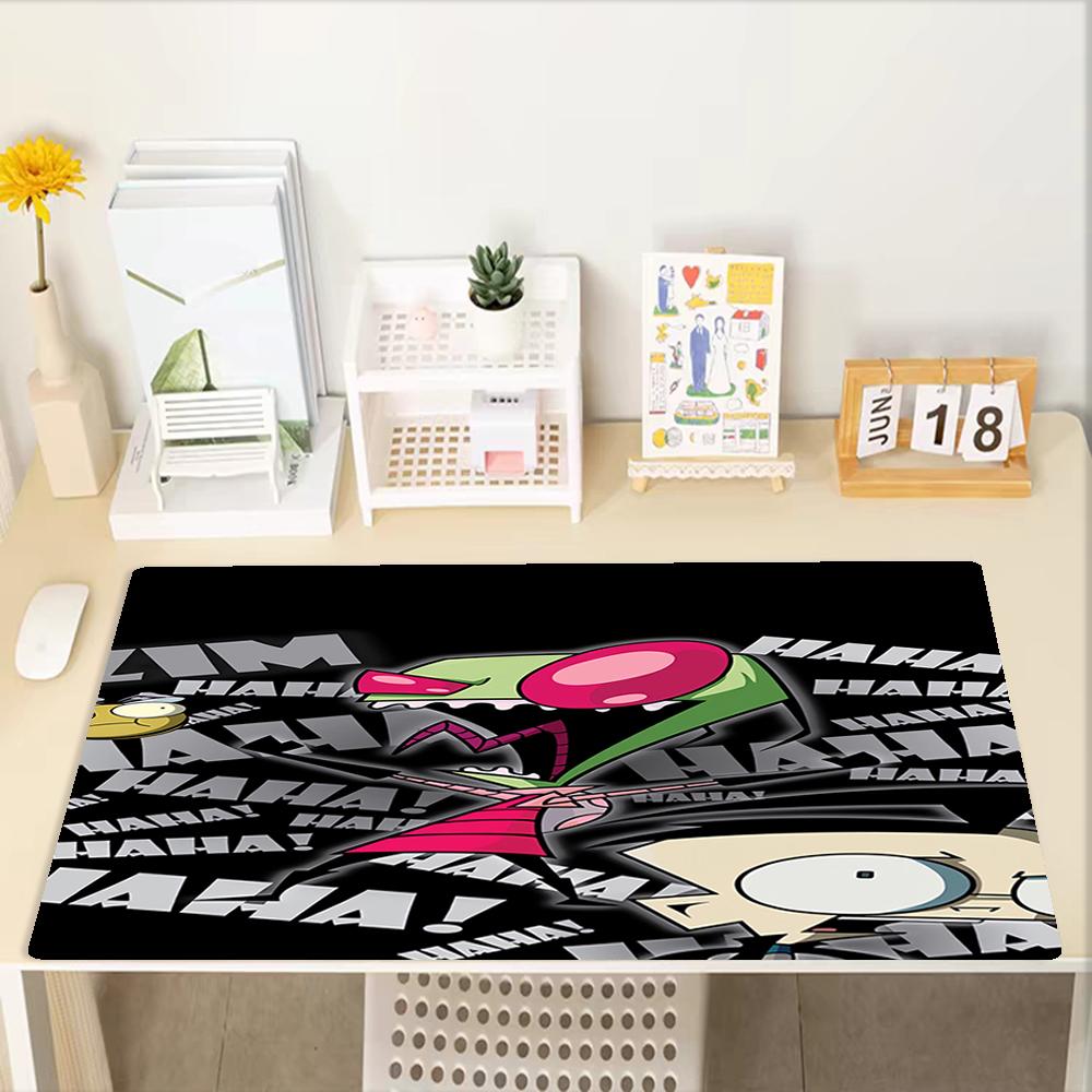 Invader Zim Theme Mouse Pad, Non Slip Rubber Base, Multifunctional Office & Home Decor, Perfect for Workspace Personalization.