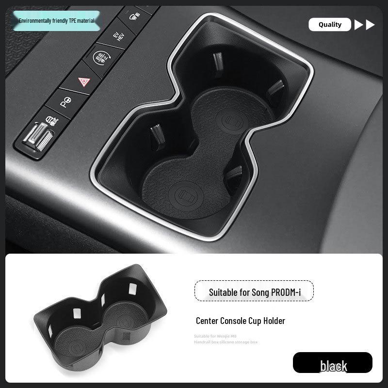 Compatible BYD Song Pro DMI Central Cup Holder Coaster Cover, Interior Accessory for 26 Models