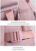 Korean Style Large Nylon School Backpack for Girls – Fashionable, Simple Design for Primary and Junior High School Students