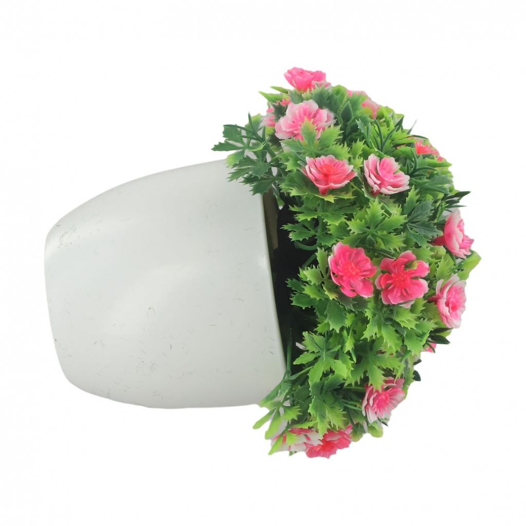 Outdoor Pot Plant Indoor Decor Garden Lifelike Desk Table Potted Pot Plant