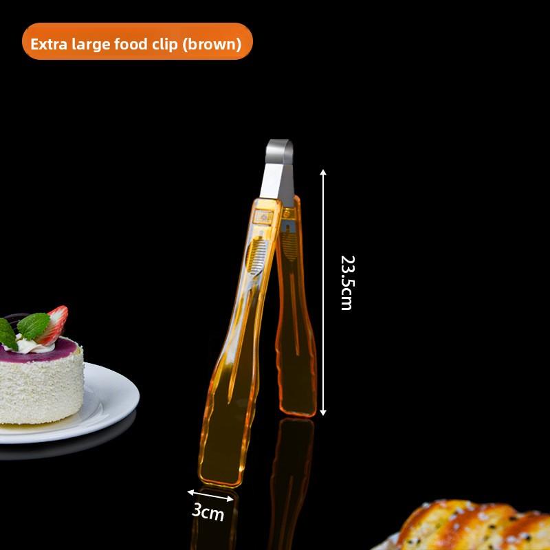 Food Tongs, Thickened PC Plastic Bread Tongs, Cake Dessert Fruit Biscuit Tongs, Food Tongs, Spicy Hot Pot Tongs