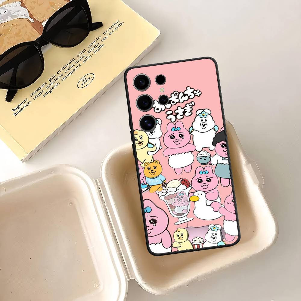 C-Cartoon S-SpongeBobs-es Prank Case For Samsung Galaxy Case S25 S23 S22 S21 S30 S20 S10 Ultra Plus FE TPU Soft Cover