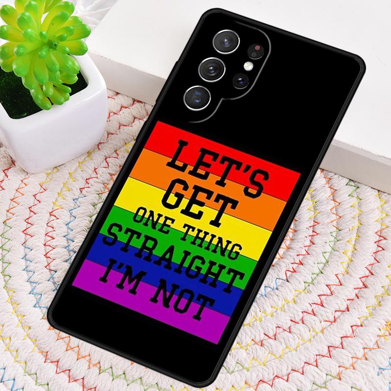 Lass uns eins klarstellen Silikon-Handyhülle für Samsung Galaxy Note 10 Pro S26 S25 S24 S23 S22 S21 Plus S25Ultra Capa Cover