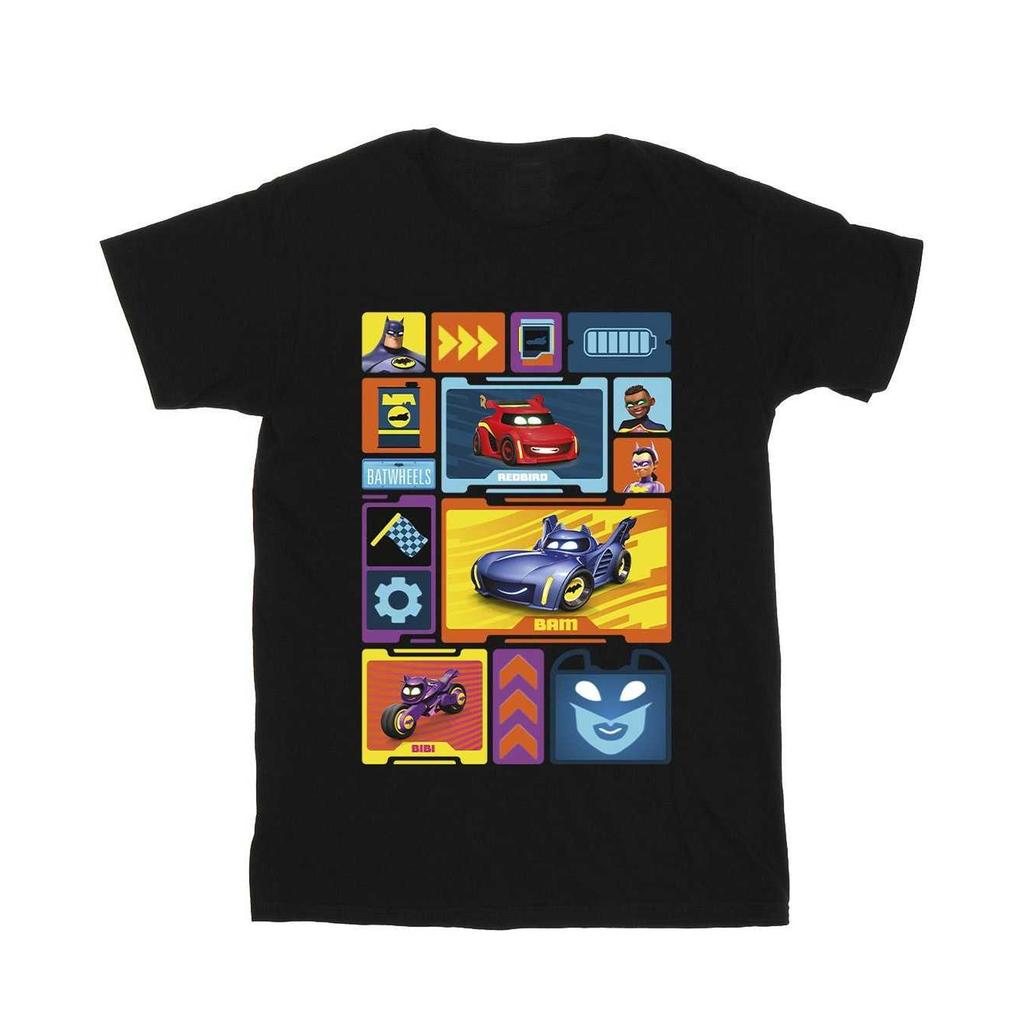 Batwheels Boys Collage Cotton T-Shirt