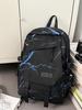 Schoolbag Korean Backpack Large Capacity Lightning Graffiti School Bag Male and Female Versatile Junior High School Student Burden Reduction Travel 