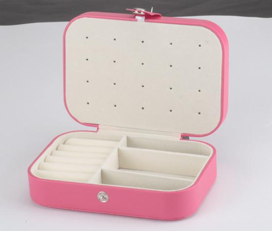 High End Luxury Double Layer Necklace Ring Storage Organizer Travel Packaging Case Jewelry Box Pu Leather Jewelry Gift Box