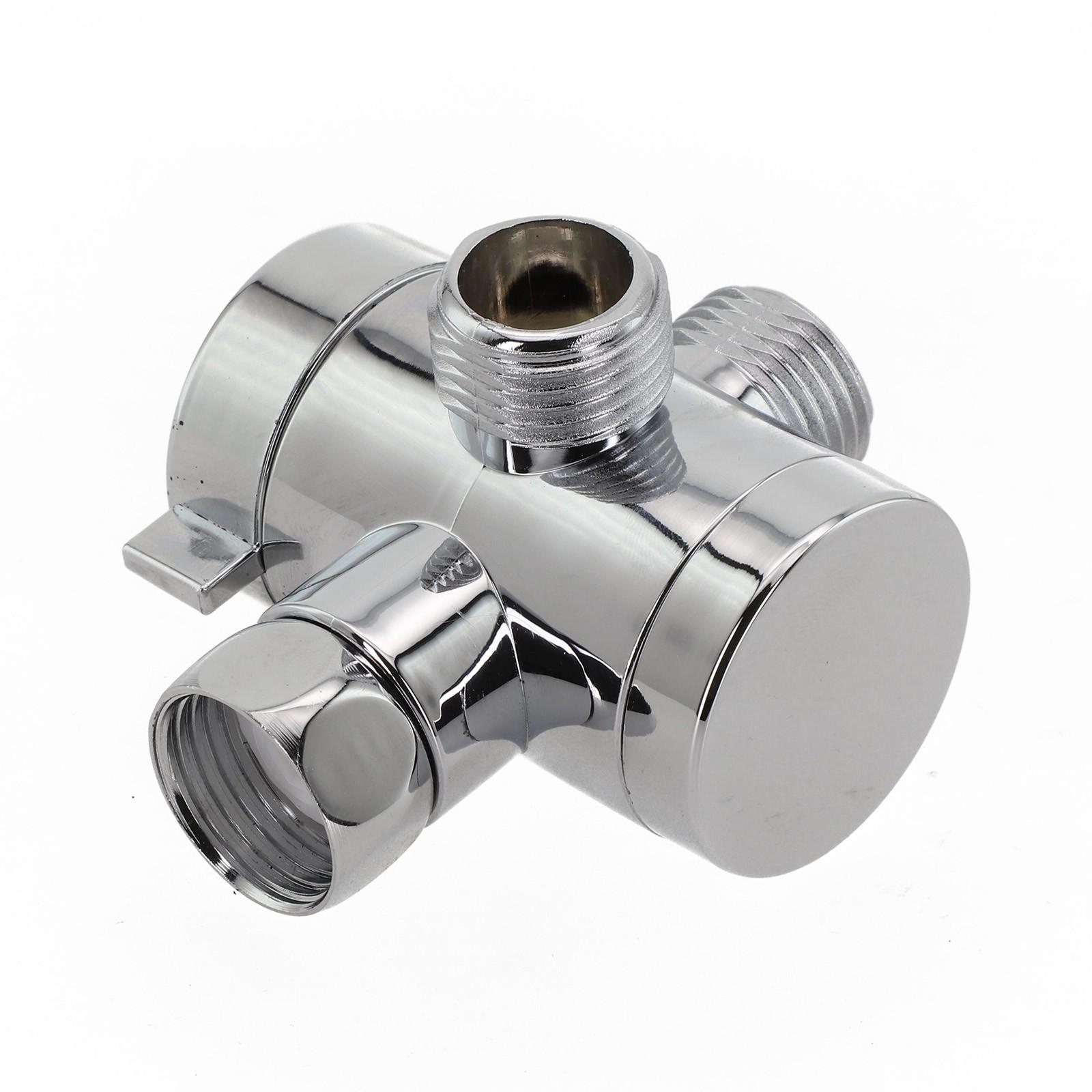 

Shower Head Adjustable Valve T-Adapter Tap 1/2\ 3-Way