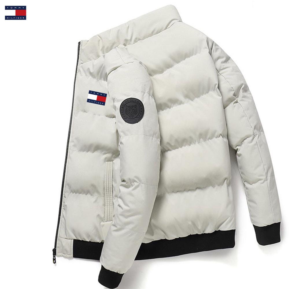 2024 Winter Men's Plus Size Cotton Workwear Jacket - Windproof and Small-Padded