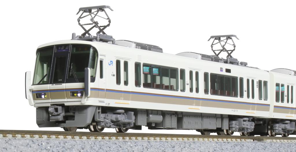 KATO N Gauge 221 Series Renewal Sagano Equipped with Defrosting Model Car, Line, Pantograph, 4-Car Set, Train, 10-1581