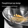 Extra Large Stainless Steel Mesh Skimmer for Dumplings and Hot Pot