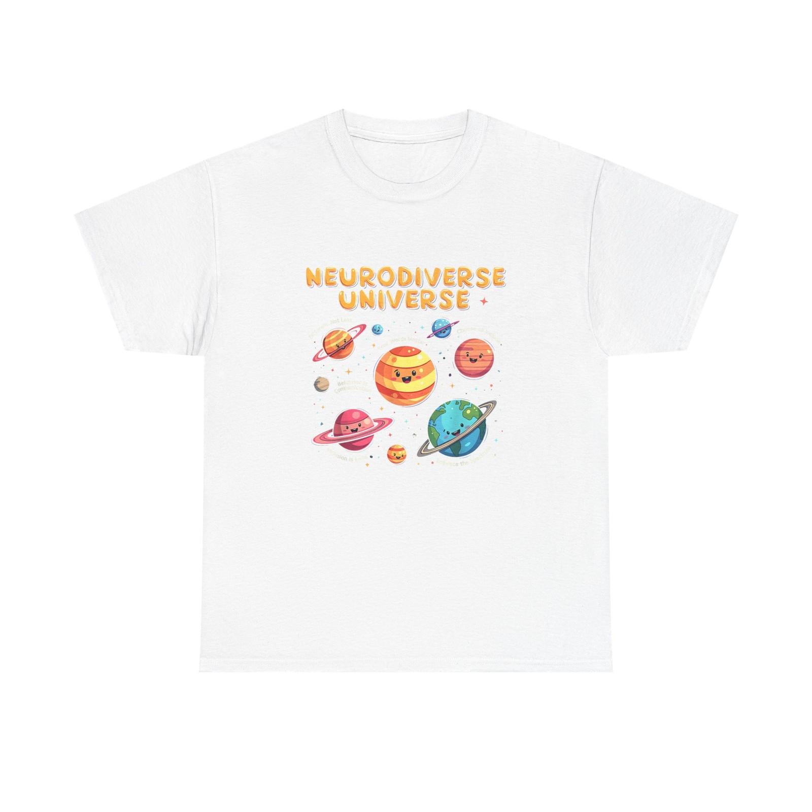 Neurodiverse Universe T-Shirt - Autism, ADHD, ASD Tee Shirt NEW 4XL