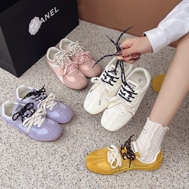 Soft leather version~ Dexun shoes heightening shoes children's 2025 spring new shoelaces fashion versatile casual shoes sports shoes