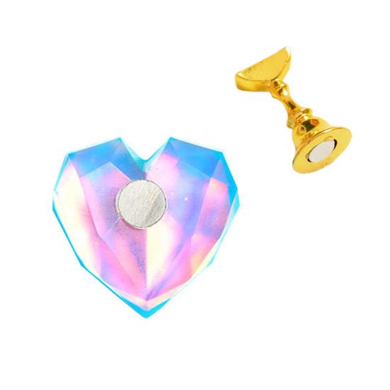 

Практичная выставочная витрина для маникюра стабилизирует инструменты для маникюра, сильное всасывание синий